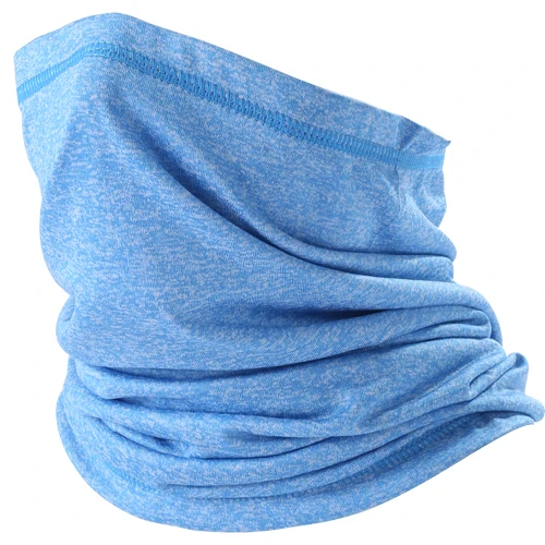 Light Blue Летняя дизайнерская повязка на шею Бандана на шею с кольцом-трубкой, Защитная повязка на голову, полумаска для лица, тюрбан, велосипедная защита для мужчин и женщин - Цвет: Light Blue