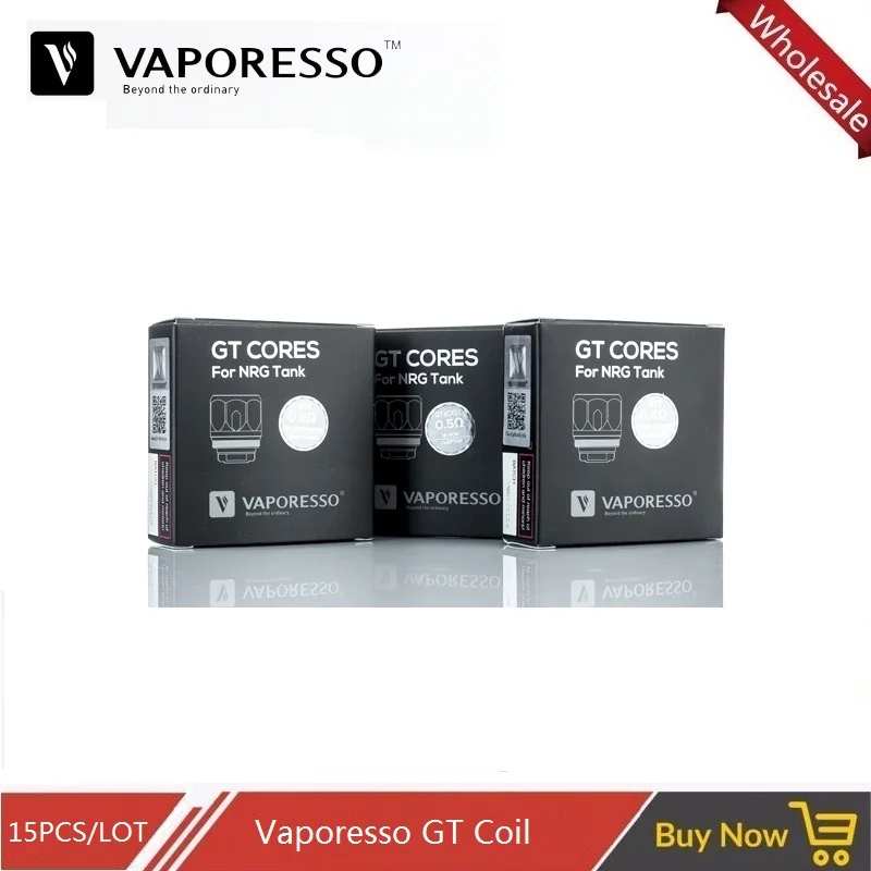 

15pcs/lot Vaporesso GT Core GT Ccell GT2 GT4 GT6 GT8 Vape Coil for TVF8 Atomizer NRG Tank Swag Revenger Kit Vaporizer Core