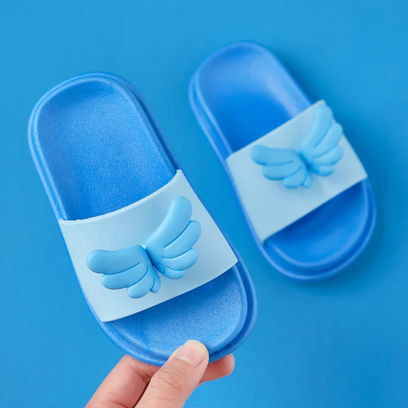 2020 New Children's Slipper Boy Girl Beach Flip Flops Funny Shoes Indoor Slippers Kids Cute Summer 3D Wing Sandals |