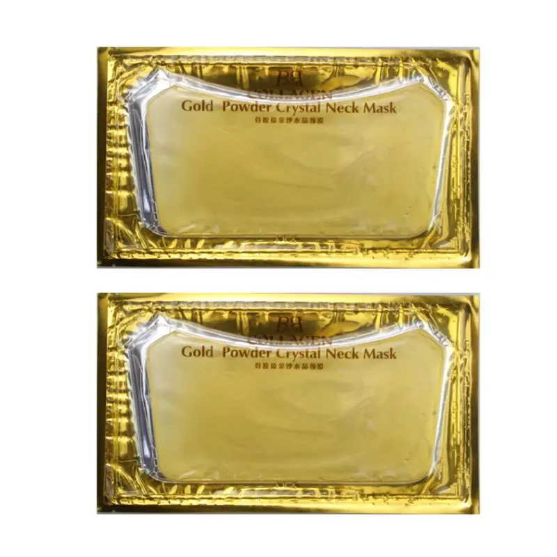 Натуральная растительная эссенция увлажняющая Золотая маска для шеи