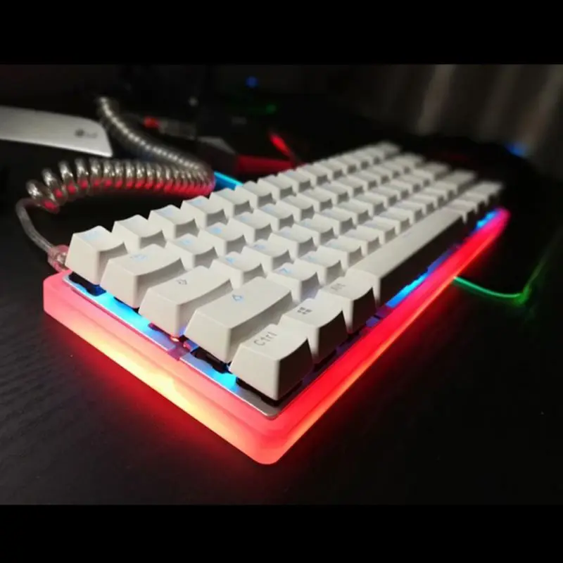 Матовый Акриловый чехол для печатной платы GH60 DZ60 Poker2 60% мини клавиатура|Комплекты