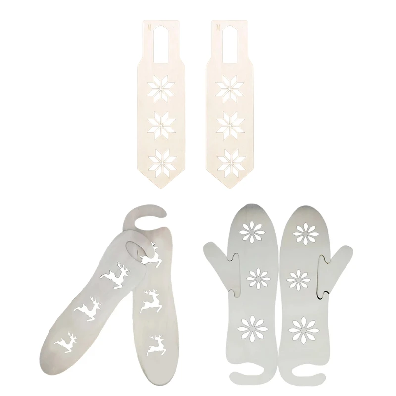 

2 шт./компл. деревянные рукавицы ручной работы блокирующие DIY тканые перчатки модель перчаток реквизит блокирующий инструмент зимние перчат...