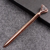 luxury portable big crystal pen diamond ballpoint pens stationery ballpen home office school supplies drop shipping wholesale
