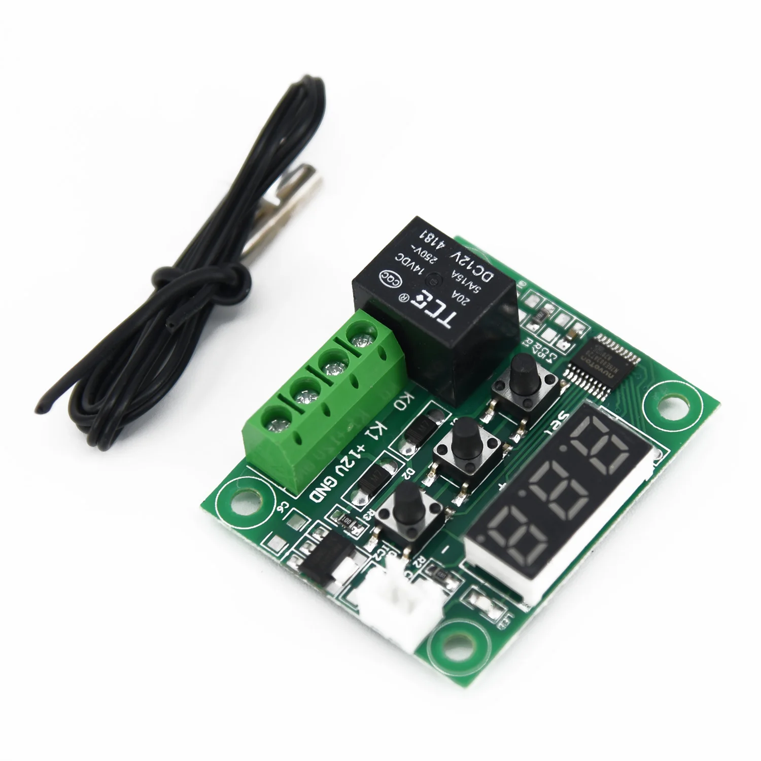 12V цифровая температура отопления охлаждения термостат для контроля температуры