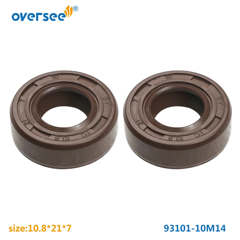 93101-10M14 Oil Seal For Yamaha Outboard Parts 2T 4HP 5HP Parsun F4-03000027 Hidea Powertec  10.8x21x7mm