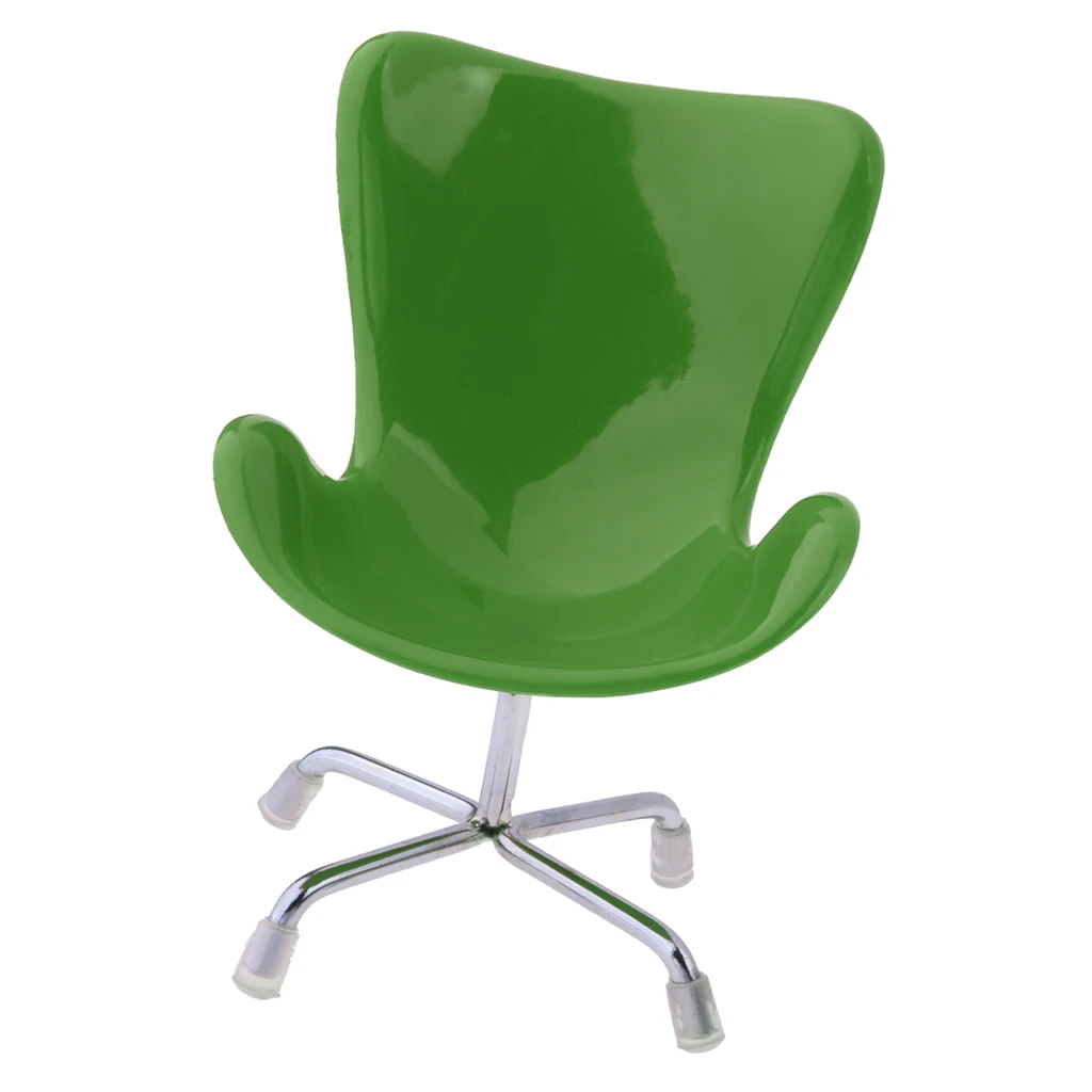 1/6 зеленый офисный Лебедь стул для блайз шарнирных кукол украшение дома | Игрушки