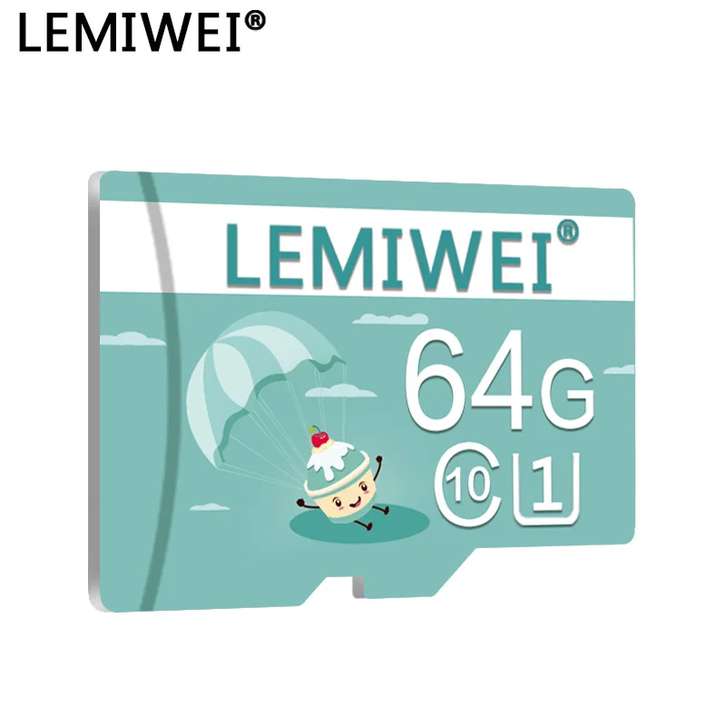 Lemiwei Memory Card 64GB 32GB High Quality Phone T Flash 16GB 8GB Summer Ice Cream Class 10 U1 UHS-I TF | Компьютеры и офис