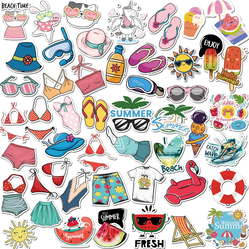 100 шт. летние стикеры s для путешествий чемодан скейтборд Скрапбукинг