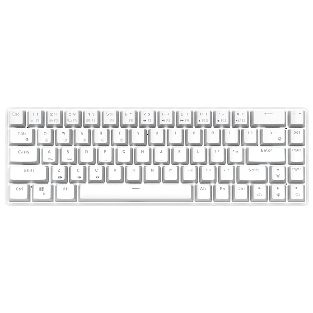 

RK855 RGB 68 Keys Wireless Bluetooth Gaming Mechanical Keyboard Blue Red Brown Switch Keyboard For PC Laptop Office