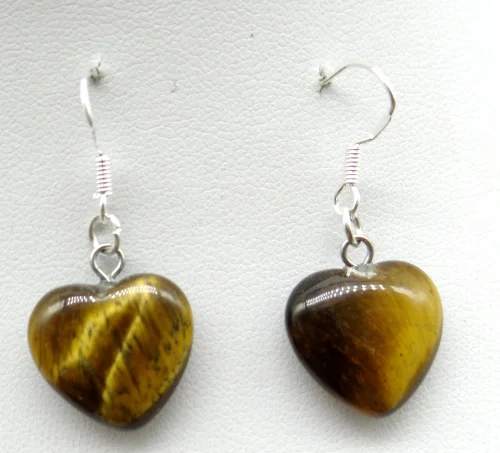 Природный камень опал тигровый глаз бирюза кварцевый кристалл сердце шармы