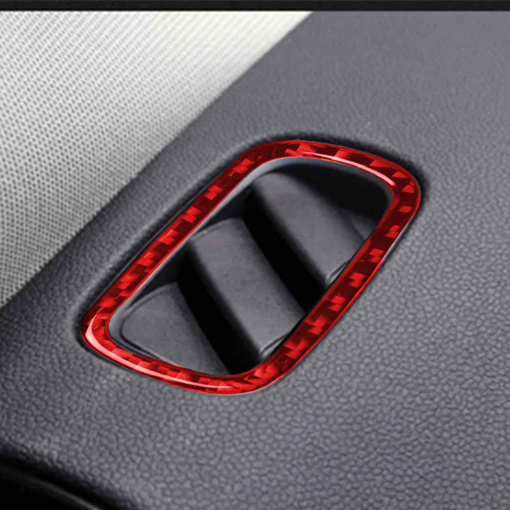 

Для BMW Mini Cooper F60 углеродное волокно, рамка для выпускного отверстия воздуха, декоративные наклейки, аксессуары для модификации автомобиля