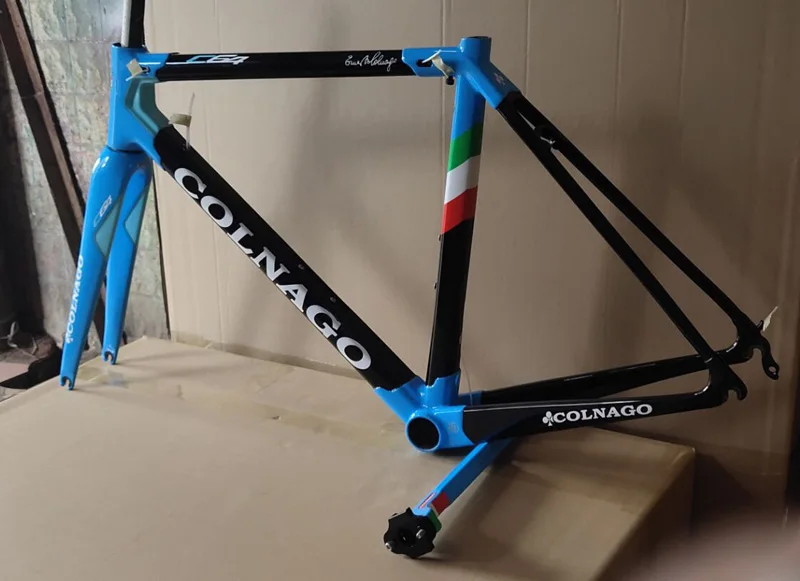 T1100 матовый или глянцевый однонаправленный композит черный bule Colnago C64 карбоновая рама велосипеда для механической группы и