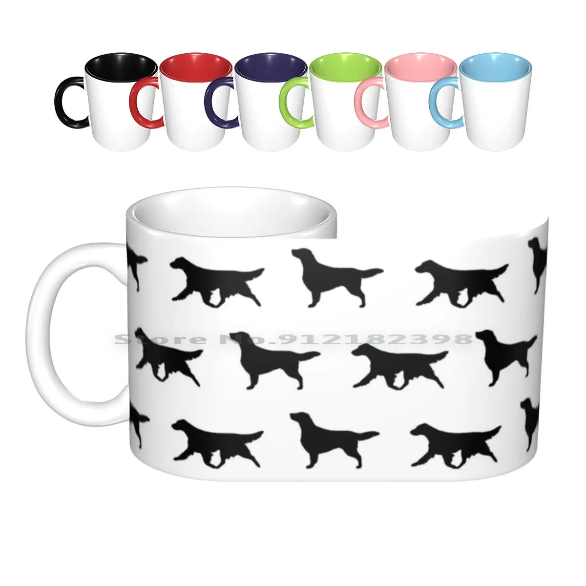 

Flatcoated Retrievers ( Black ) Ceramic Mugs Coffee Cups Milk Tea Mug Flatcoated Retriever Flat Coated Retriever Flatcoat