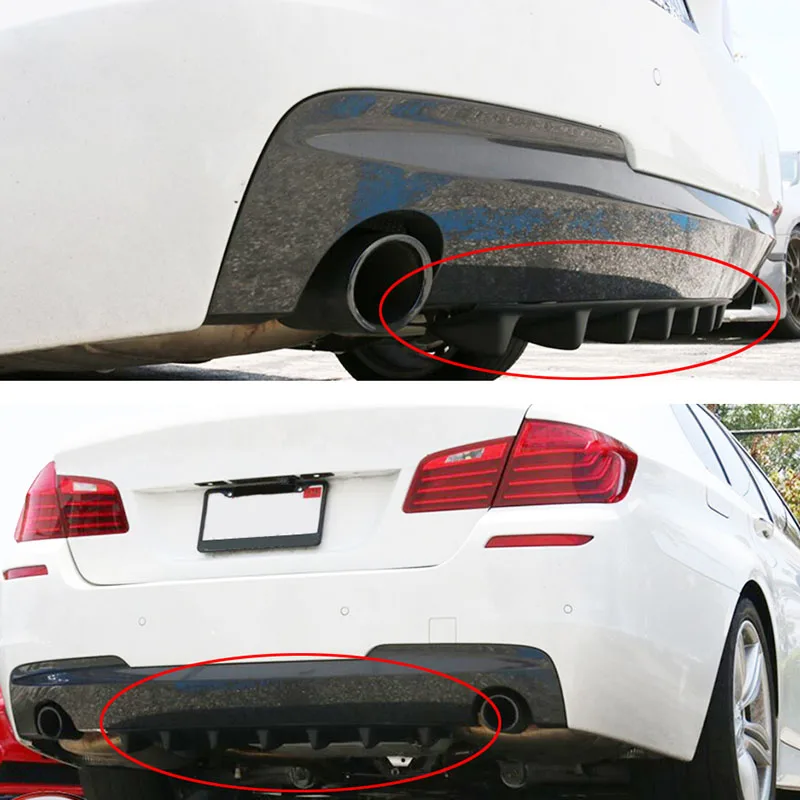car Rear Bumper Lip Diffuser Fin ABS air shark for Nissan TEANA QASHQAI BLUEBIRD SUNNY TIIDA PALADIN Geniss Juke X-Trail | Автомобили и