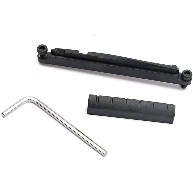 Гитара мост седло и Гайка Замена костная Седло с ферменной штангой гаечный ключ