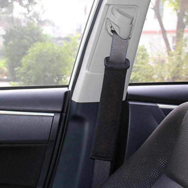 

Universal Car Seatbelt Shoulder Strap Pad Soft Headrest Neck Support Pillow Cover Cushion,No Slip,No Rubbing-A Must Have for All