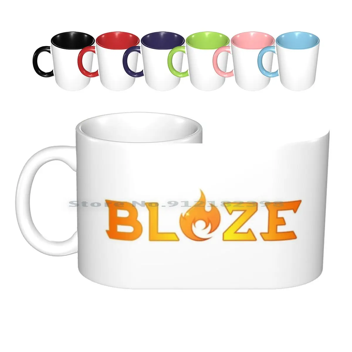 

Hola Ceramic Mugs Coffee Cups Milk Tea Mug Hola Esports Ignite Creative Trending Vintage Gift Bottle Cup