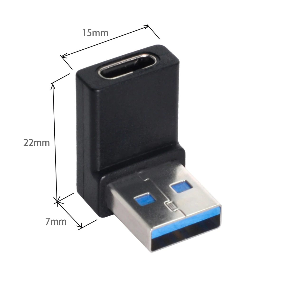 Адаптер для ноутбука и настольного компьютера с углом 90 градусов внизу до USB 3 0 А -