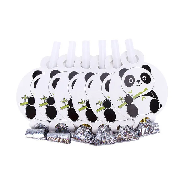 Panda украшения на день рождения реквизит праздничные столовые приборы для