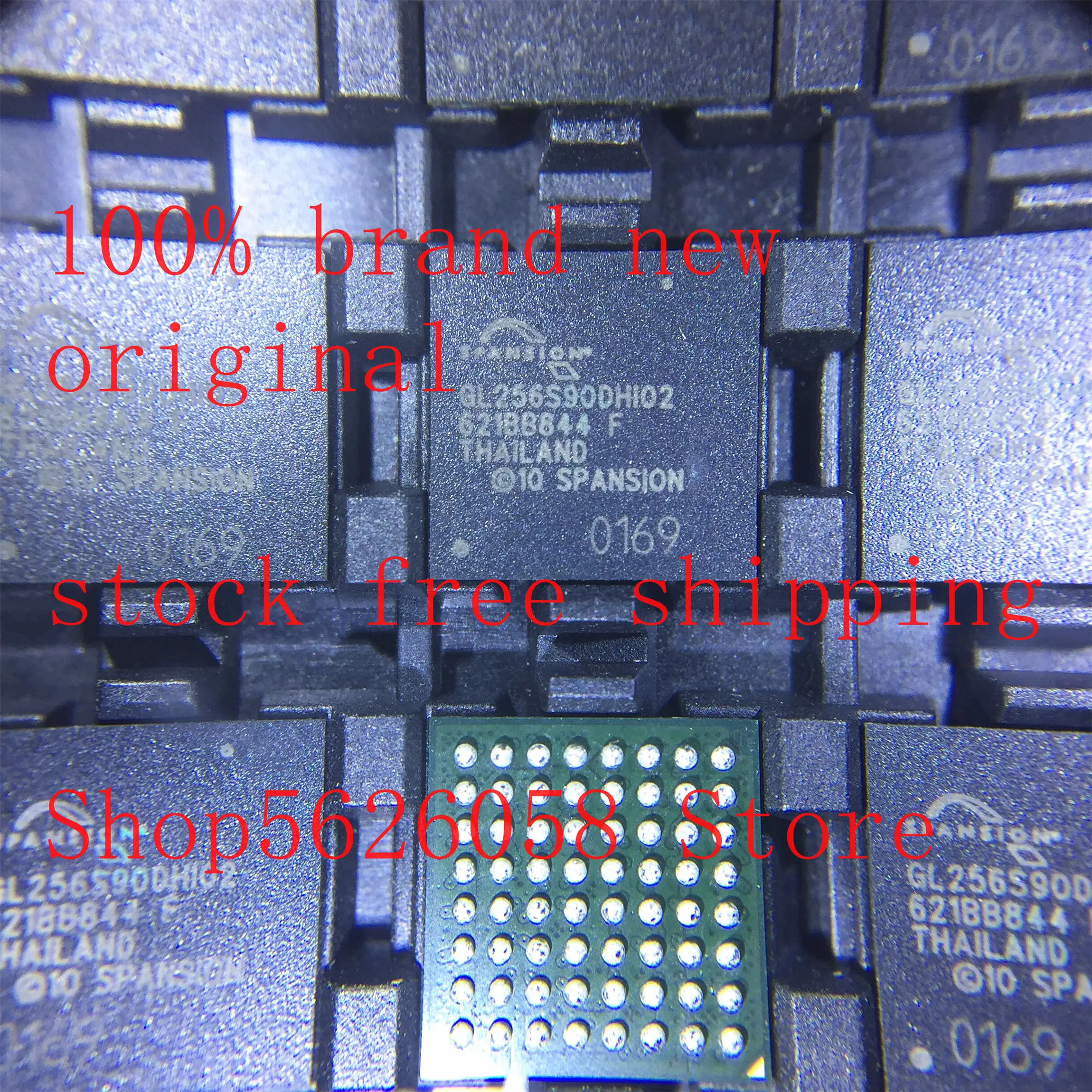 2 шт./лот S29GL256S90DHI020 S71PL032J08BFW0B S25FL064P0XBHIS30 BGA 100% Новый оригинальный stcok | Электроника