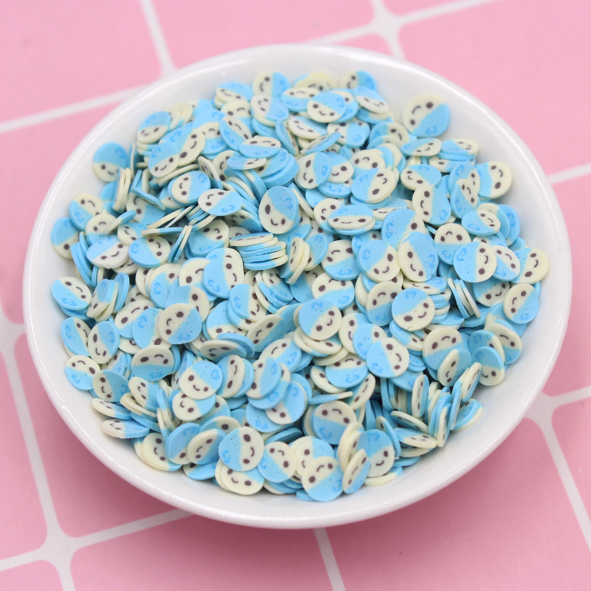 

100g/Lot Adorable Girl Clay Slices Sprinkles Soft Pottery for DIY Crafts Decoration Filling Accessories