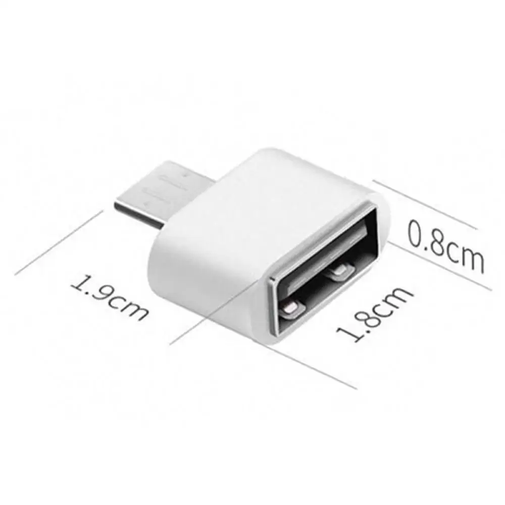 

V8 Mini Micro USB Male to Female U Disk OTG Adapter Converter For Most Of for Android Phones