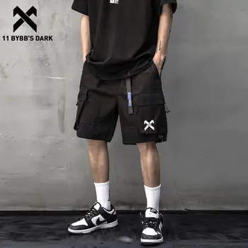 Men's Black Tactical cargo shorts