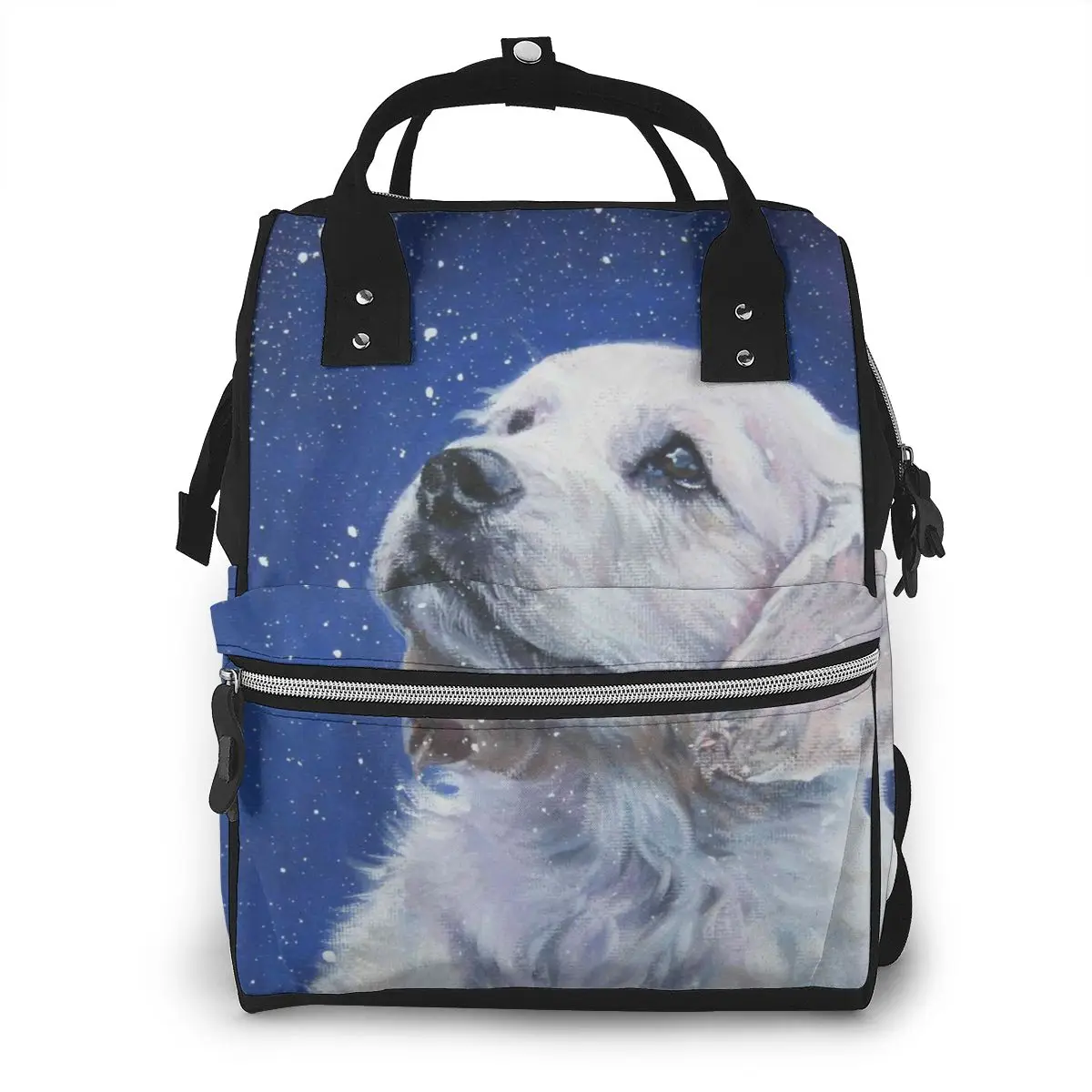 

Большая сумка для подгузников для мам, сумка для подгузников для мам, Золотистый рюкзак для собак, сумка для кормления, синяя Дорожная сумка ...