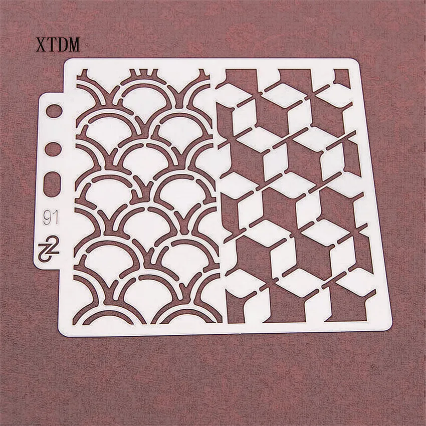 Лепестки дождя пластиковые формы Щит DIY торт шаблоны для вырезания Полые