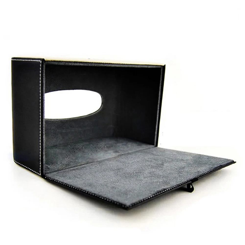 ALLGT Полотенца из искусственной кожи Автомобильная ТКАННАЯ коробка для салфеток