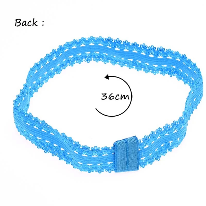 

10Pc Newborn Baby Lace Headbands Girls Hairbands Elastic Head Bands Random Color