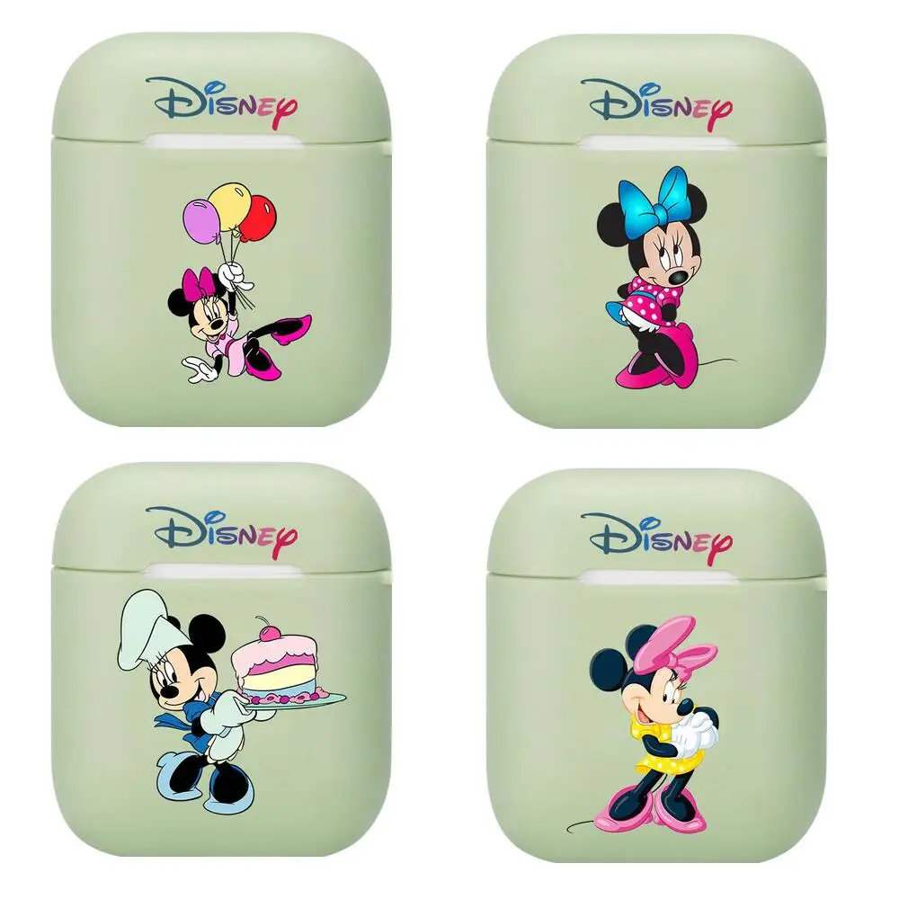 

Мягкий силиконовый чехол disney для Apple Airpods 1/2, защитный чехол, Bluetooth чехол для беспроводных наушников Apple Air Pods