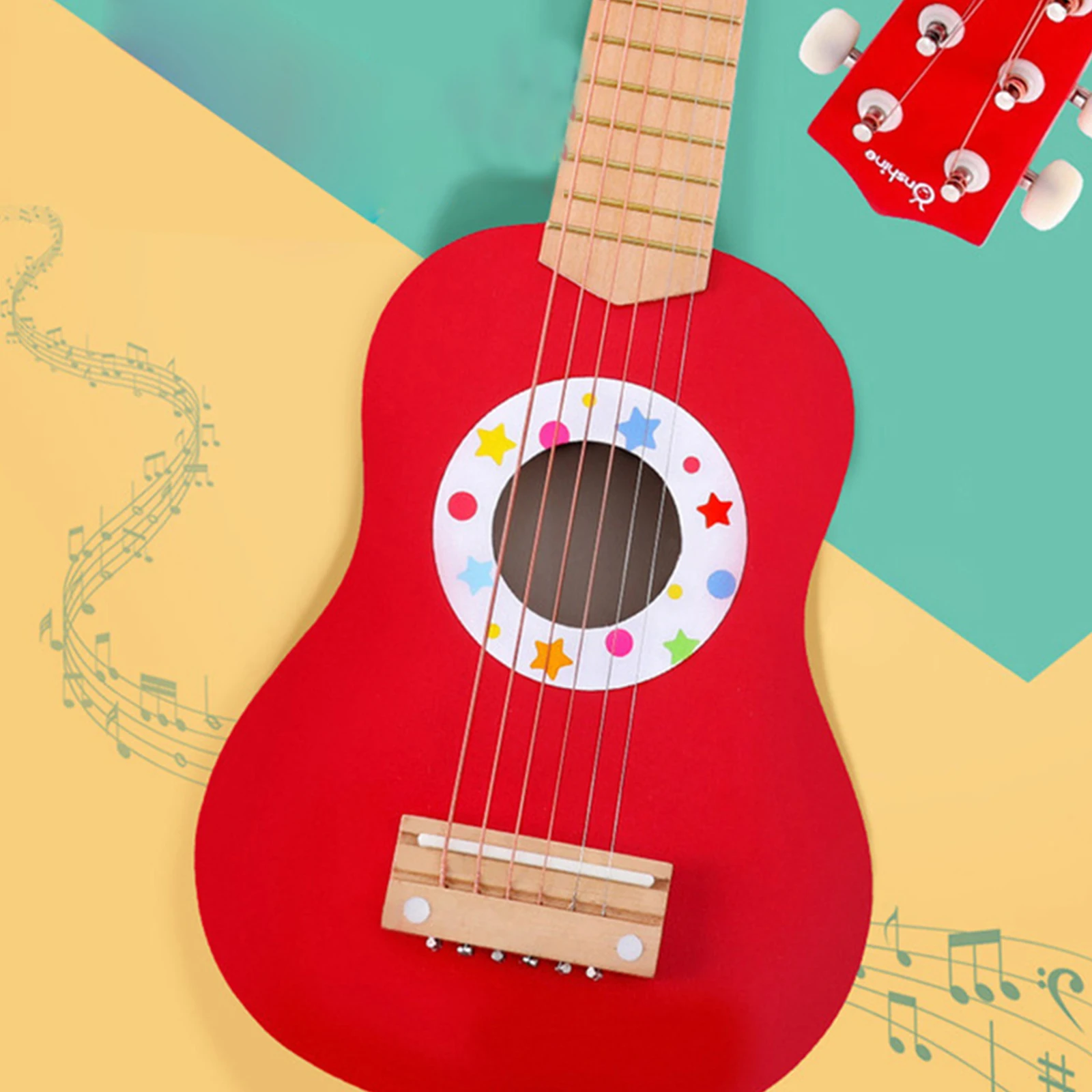 

Children'S Simulation Guitar Exquisite Ukulele Early Education Music Learning Toys Adjustable Musical Instruments Kids Gifts