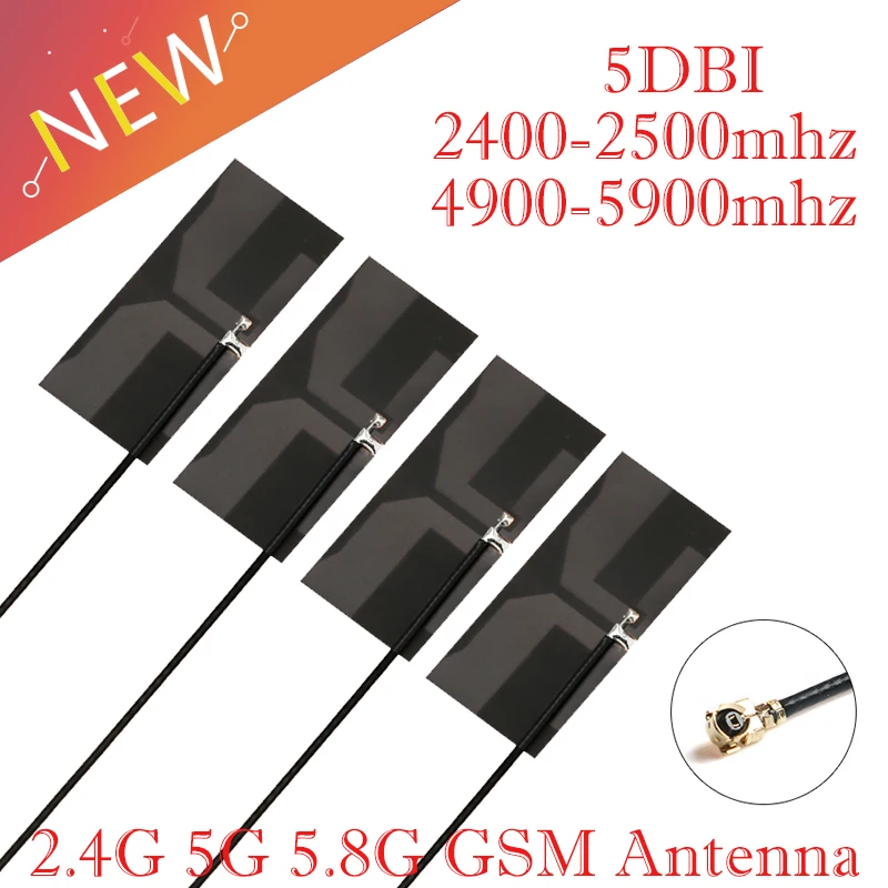 4 шт. двухдиапазонная антенна 2 4G Φ 5 8G модуль Wi Fi встроенная с высоким