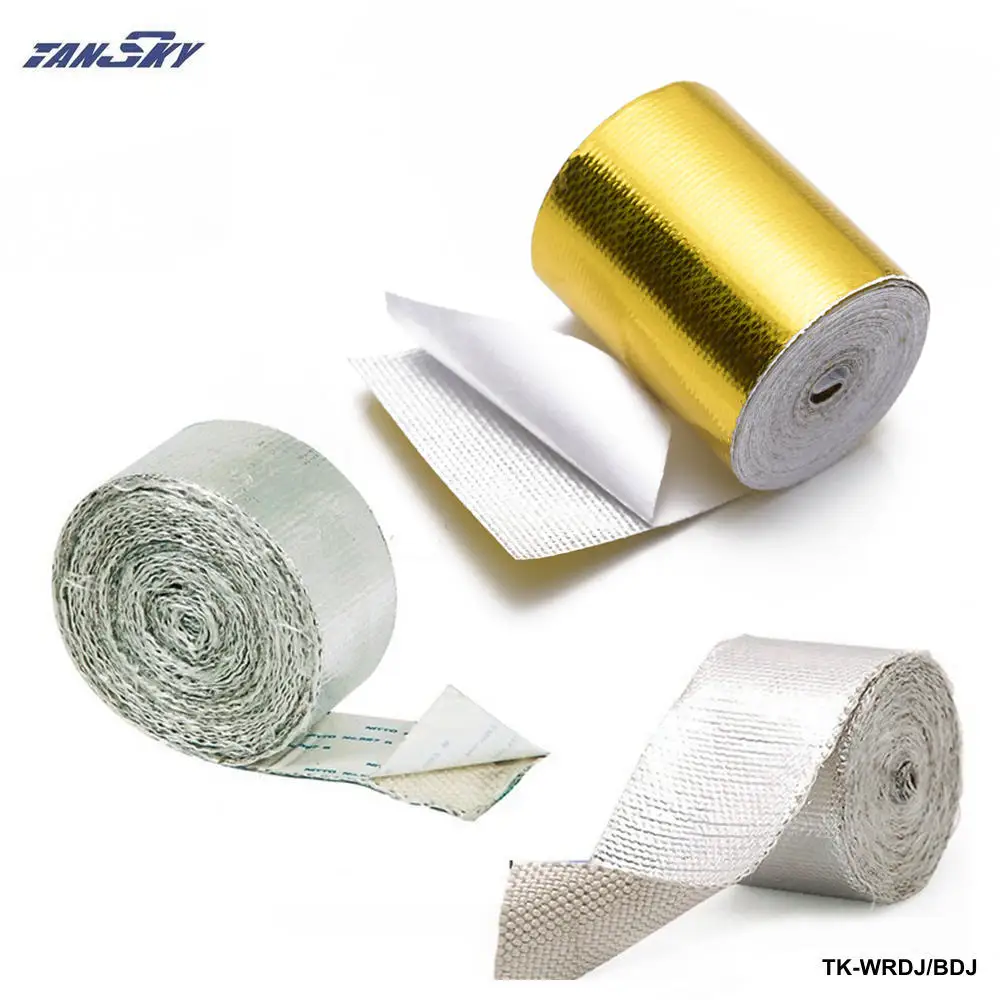 

2"x5 Meter Roll SELF ADHESIVE REFLECT A GOLD/SILVER HEAT WRAP BARRIER TK-WRDJ/BDJ-AF