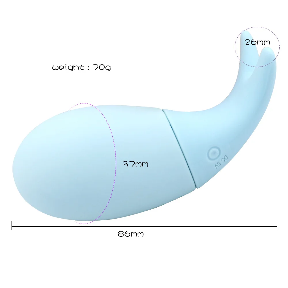 YEMA милое вибрирующее яйцо вибратор хвостовая головка клитор Вагина Двойной