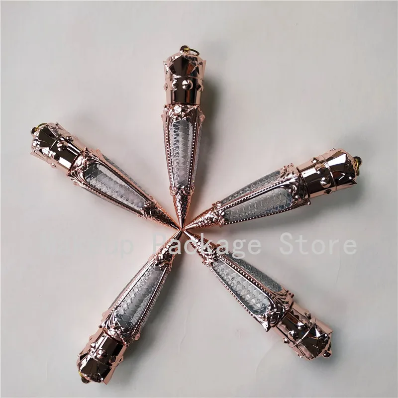 

5ml 5/10/30/50pcs Empty Lip Gloss Tube containers Lip Balm Bottles Lipgloss Bottles Tube Lipstick Rosegold Cosmetic Refillable