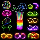 20 шт.красочные светящиеся декоративные флуоресцентные браслеты для творчества