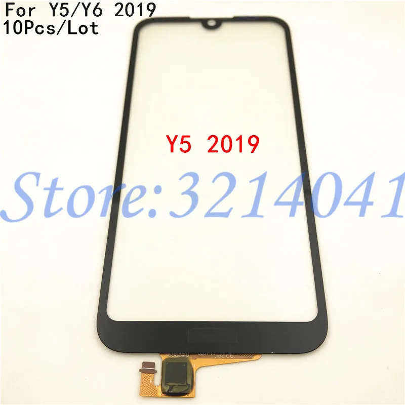 

10Pcs 100% Tested Touch Screen Digitizer Panel For Huawei Y5 AMN-LX9 2019 Y6 MRD-LX1F 2019 Touch Screen Lens Sensor TouchScreen