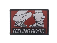 feeling good embroidery patch armband printing badge military decorative sewing applique embellishment tactical patches