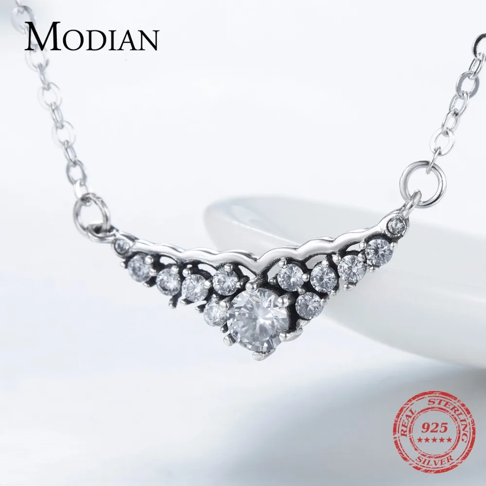 Modian 2021 стиль инстаграм сказочная корона ожерелье ювелирные изделия 925