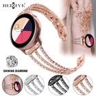 Браслет для Samsung galaxy watch 3 band active 2, ремешок со стразами для Huawei GT2e, 46 мм 42 мм, 20 22 мм