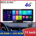 Автомобильный видеорегистратор, 4G, Android 8,1, 11 дюймов, ADAS, WiFi