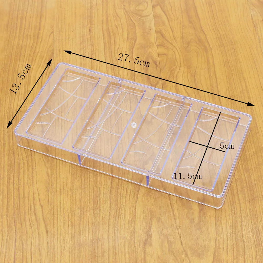 1 шт. Шоколадный Бар производитель Жесткий ПК конфеты плесень Поликарбонат