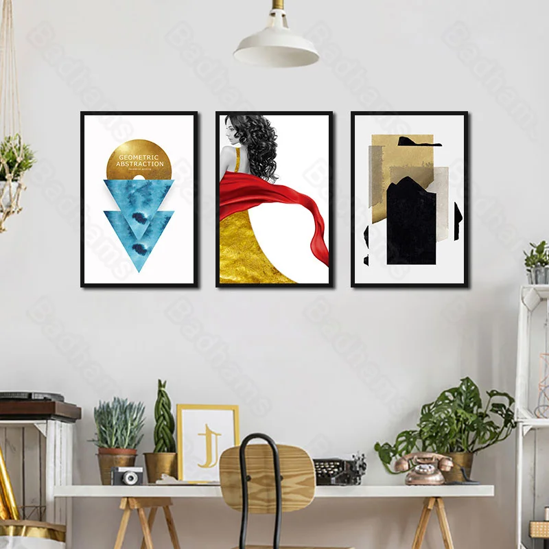 

Decorative Painting Post-Modern Porch Light Luxury Character Beauty Corridor Hanging Painting Nordic Abstract Art Painting