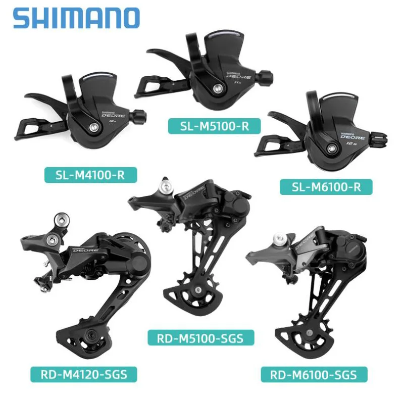 

SHIMANO DEORE SL-M4100 M4120 M5100 M5120 M6100 10/11/12 SGS Mountain Bicycle Rear Transmission RD 1x12 Speed MTB Bike Gear Lever