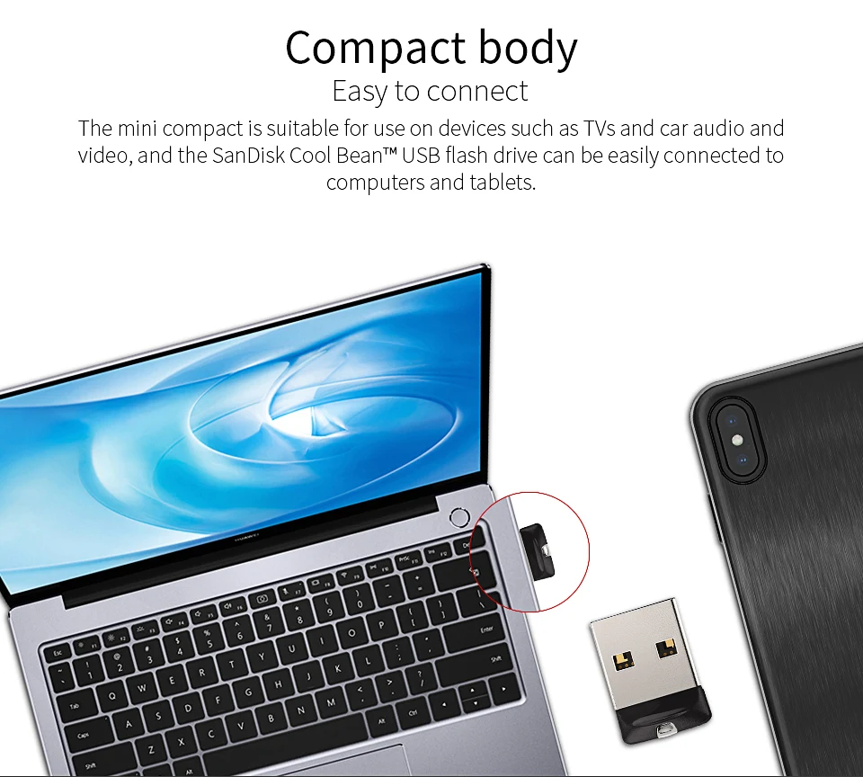Лидер продаж, SanDisk Mini USB 2,0, флеш-накопитель, 64 ГБ, 32 ГБ, 16 ГБ, 8 ГБ, CZ33, USB флеш-накопитель, флешка, карта памяти, u-диск, usb