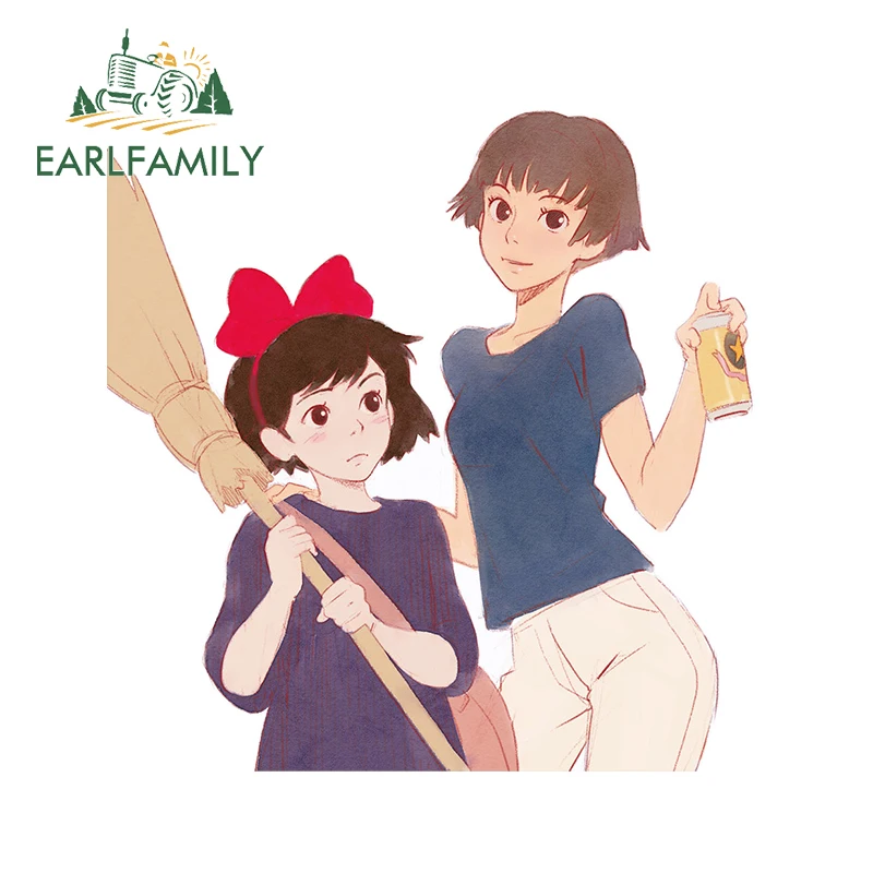 EARLFAMILY 13 см x 12 7 для доставки Кики Услуги автомобильные наклейки на бампер