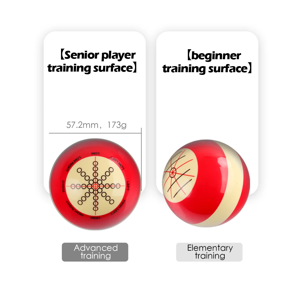 Стандартный тренировочный бильярдный снукер Black8 из каучукового материала