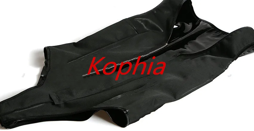 Черный латексный ПВХ боди кошка для женщин искусственная кожа комбинезон эротический Мокрый Вид Bodycon панк фетиш Глубокий V без рукавов сексуальный клубный комбинезон
